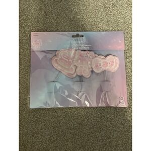 Handstand Kitchen Hello Kitty 50th Anniversary‎ Cupcake Toppers 12 Pc Pink